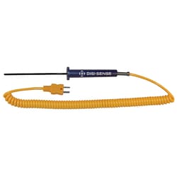 Cole-Parmer Compact PFA-Coated Thermocouple Probe, 4.5
