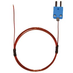 Cole-Parmer Digi-Sense Type-T, Kapton-Insulated Probe, Mini-Connector, Exposed, 5ft 30 -Gauge, 6 Pk