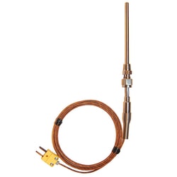 Cole-Parmer Digi-Sense Type-K Pipe-ftg Probe SS Handle Mini-Connector, 4