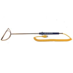 Cole-Parmer Type-K Roller Probe; 10.5" L 4" L Bow Mini-Connector, Exposed
