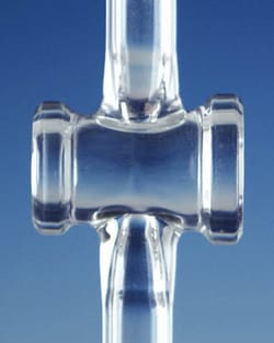 Duran Single Way Stopcocks Bore Size: 1.5mm; Stopper No.: NS 10; Without