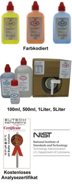 Thermo Scientific Eutech Puffer Lössungen pH 12,45, 500ml, Quantity: 500mL