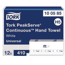 Tork PeakServe Continuous Paper Hand Towels H5 White:Facility Safety and