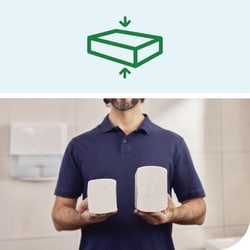 Tork Xpress Compressed Soft Multifold Hand Towels H2 White | Buy Online | Tork | Fisher Scientific