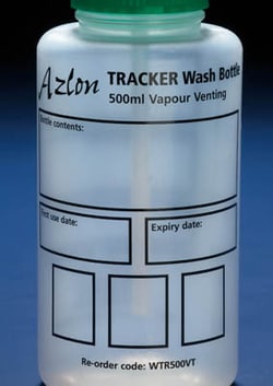 Azlon Spritzflaschen mit Beschriftungsfeld für die Rückverfolgbarkeit, für klinische Zwecke geeignet 500 ml | Buy Online | Azlon | Fisher Scientific