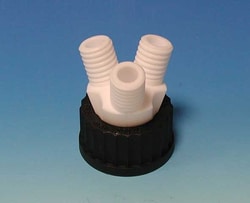 Bohlender BOLA PTFE Multiple Distributor Screw Caps GL 45; Necks: 3 x GL 18 | Buy Online | Bohlender&trade; | Fisher Scientific