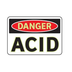 Brady&trade;&nbsp;Aluminum Danger Sign: ACID