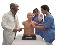 3B Scientific&trade;&nbsp;SAM4 Plus Auscultation Manikin Light Skin