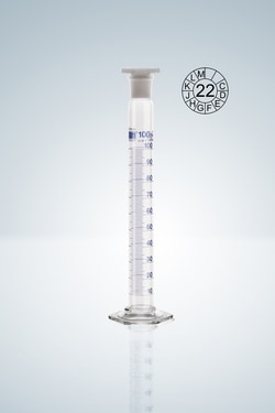 Hirschmann Mischzylinder, Klasse A, mit Polyethylenstopfen und blauen Graduierungen 2000 ml | Buy Online | Hirschmann&trade; | Fisher Scientific