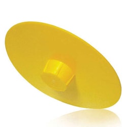 Poeppelmann GPN 655 Series Yellow LDPE Flange Cover Plugs 110 mm | Buy Online | Poeppelmann&trade; | Fisher Scientific