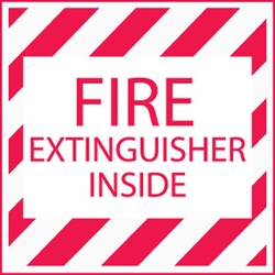 Brady™ Fire Extinguisher Labels: Pressure Sensitive Vinyl