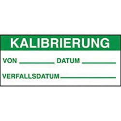 Brady&trade;&nbsp;Beschriftbare Etiketten 'KALIBRIERUNG' - 38 x 16 mm - B-500 KALIBRIERUNG