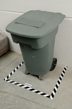 Brady&trade;&nbsp;ToughStripe&trade; Cold Floor Marking Tape, Polyester