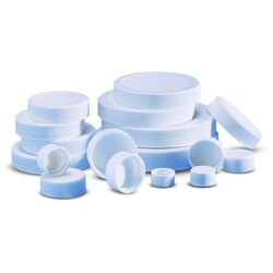 DWK Life Sciences Bouchons à vis en polypropylène blanc Wheaton pour bouteilles