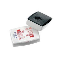 3M Partikelfilter, Serie 6000 Model: 6035; Filter type: P3 R; QTY: 4/Pk.,