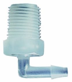 Ark Plas Products Commercial Grade Threaded Elbow Connectors 1/8 in. Barb | Buy Online | Ark Plas Products&trade; | Fisher Scientific