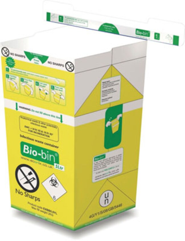 Econix™ Biobins™ 5L Paper Nonsharps Containers Home Fisher Scientific