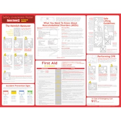 Brady Safety Awareness Poster Safety Awareness Poster | Buy Online | Brady&trade; | Fisher Scientific