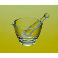 Heinz Herenz Mortar Pressed Glass 80 mm | Buy Online | Heinz Herenz | Fisher Scientific