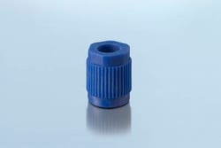 DWK Life Sciences DURAN™ Screw Cap Open Top for Tube Connection, Blue, GL 14, Glass Re-enforced, PP (Screw Connection Cap GL 45 Accessory)