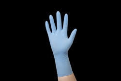 MEDICOM Kolmi Coverfeel Care Powder-Free Blue Nitrile Glove, Long Small | Buy Online | MEDICOM | Fisher Scientific