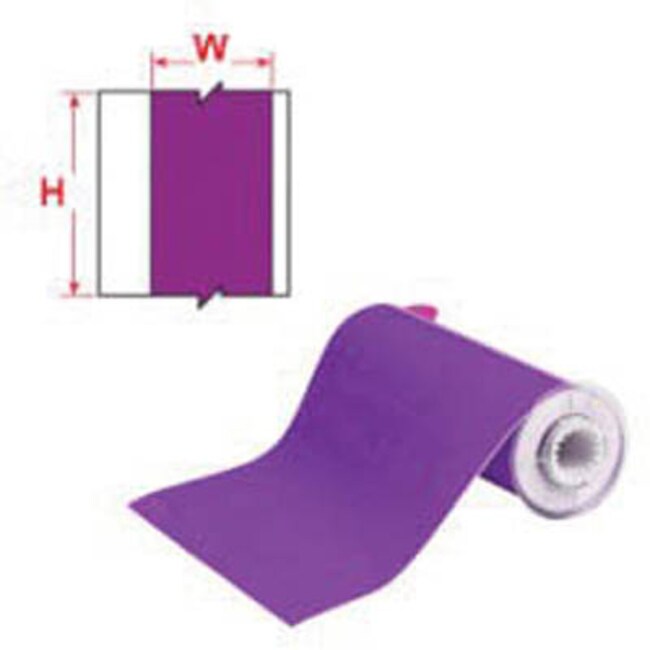 Brady Powermark Vinyl Labelling Tape Color Purple Dimensions Brady Powermark Vinyl Labelling Tape