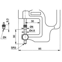 Mitutoyo DIAL INDICATOR 10MM, Quantity: Pezzo