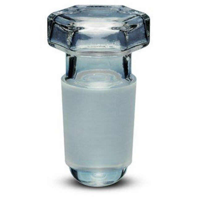 Lot De 2 Bouchons En Verre Borosilicate à Tête Hexagonale - Pour Joint Externe 24/40 - Laboratoire, Chimie