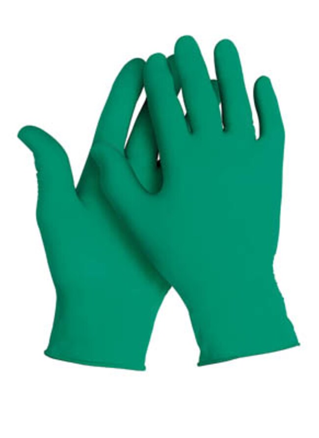 KimberlyClark™ Guantes de nitrilo verde desechables Size 8 to 9