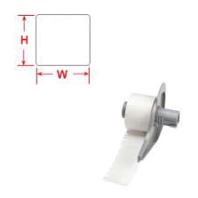 Brady™ Polyester Printer Labels Gloss, Permanent Acrylic Adhesive