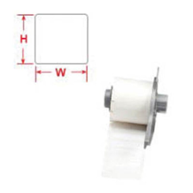 Brady™ Polyester Printer Labels Gloss, Permanent Acrylic Adhesive Color Clear; Dimensions 38