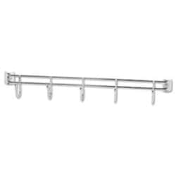 Enterprise Technology Solutions&nbsp;Hook Bars For Wire Shelving, Five Hooks, 24