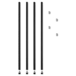 Enterprise Technology Solutions Stackable Posts For Wire Shelving, 36 "high,