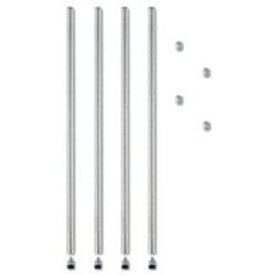 Enterprise Technology Solutions Stackable Posts For Wire Shelving, 36"
