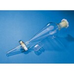 Imbuto Separatore In Vetro Borosilicato 250 Ml, Con Giunto 22/19 E Rubinetto In Vetro Da 4 Mm, Per Laboratorio