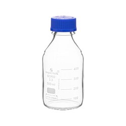 Supertek Clear Glass Graduated Reagent Bottles with Screw Caps and Drip-Free Pouring Rings 500 mL | Buy Online | Supertek&trade; | Fisher Scientific