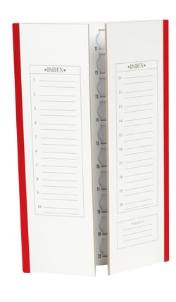 Heathrow Scientific&nbsp;20-Place Slide Tray Cardboard with Trim