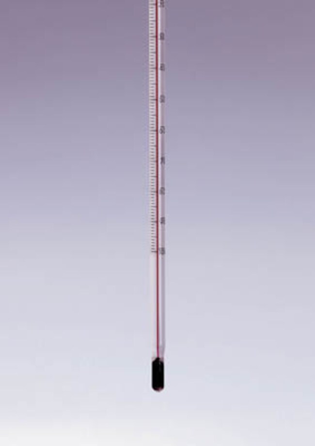 MBL™ Red Spirit LowTemperature Thermometer Temperature 100 to 50 deg