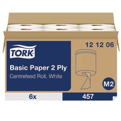 Tork&nbsp;Basic Centrefeed Wiping Paper M2
