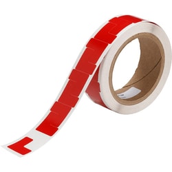 Brady™ Marking Tape L-Shaped Corner Marks - Adhesive Vinyl, Solid Color, Red