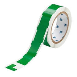 Brady™ Marking Tape L-Shaped Corner Marks - Adhesive Vinyl, Solid Color, Green