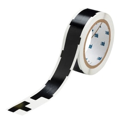 Brady™ Marking Tape T-Shaped Divider Marks: Adhesive Vinyl, Solid Color, Black