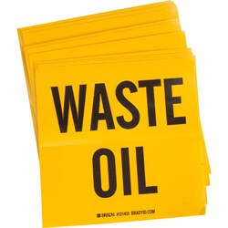 Brady&trade;&nbsp;Waste Disposal Labels - Adhesive Vinyl