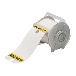 Brady™ GlobalMark™ Series Non-Adhesive Polyester Blank Header Labels - ANSI CAUTION Header