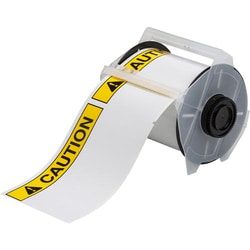 Brady™ GlobalMark™ Series Indoor/Outdoor Industrial Vinyl Blank Header Labels - ANSI CAUTION Header