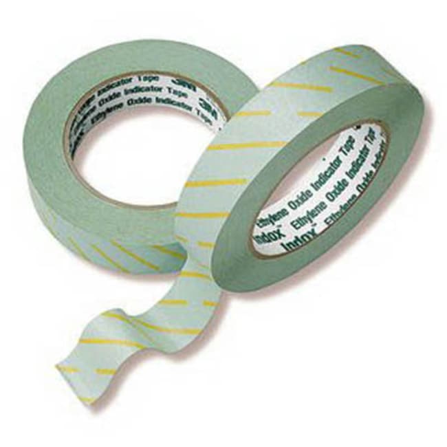 3M™ Comply™ Ethylene Oxide Indicator Tape Color green; Dimensions (LxW