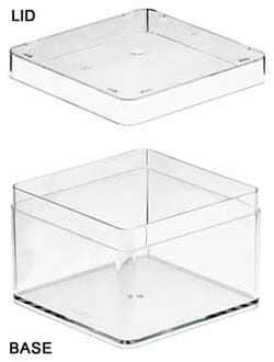 Azpack Polystyrene Storage Boxes Push-fit lid; Interior Dimensions: 73D x 46mmH | Buy Online | Azpack&trade; | Fisher Scientific