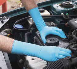 Marigold Powder-free Blue Nitrile Gloves Color: blue; Size: L | Buy Online | Marigold&trade; | Fisher Scientific