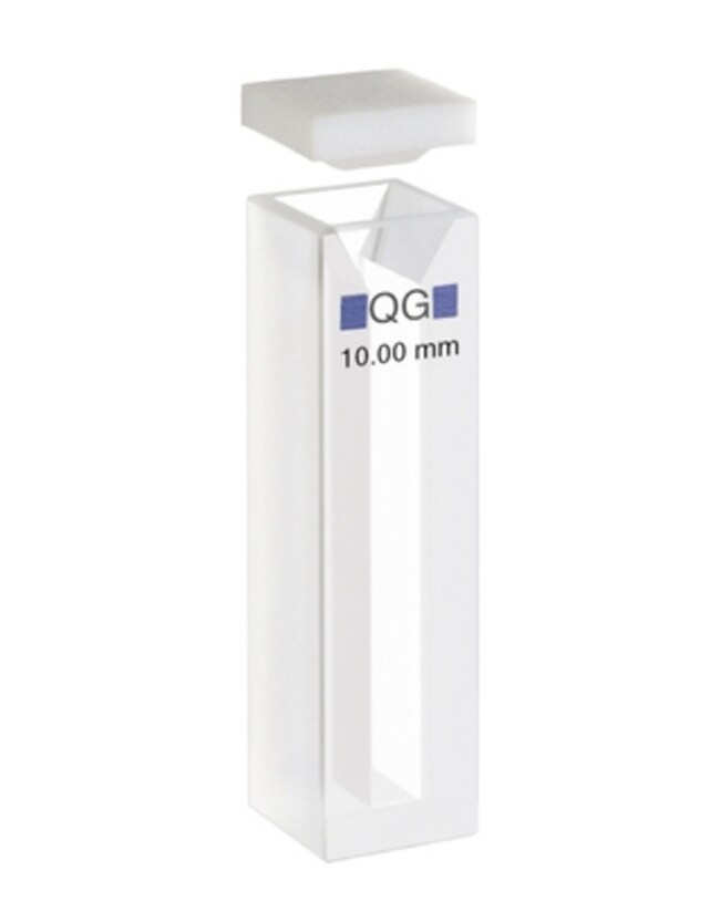 Hellma™ Far UV Quartz SemiMicro Cell Cuvettes Capacity 1.4mL Glass