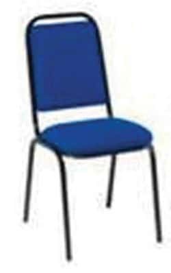 Manutan Tweed high back chair royal blue, Quantity: Pack of 1